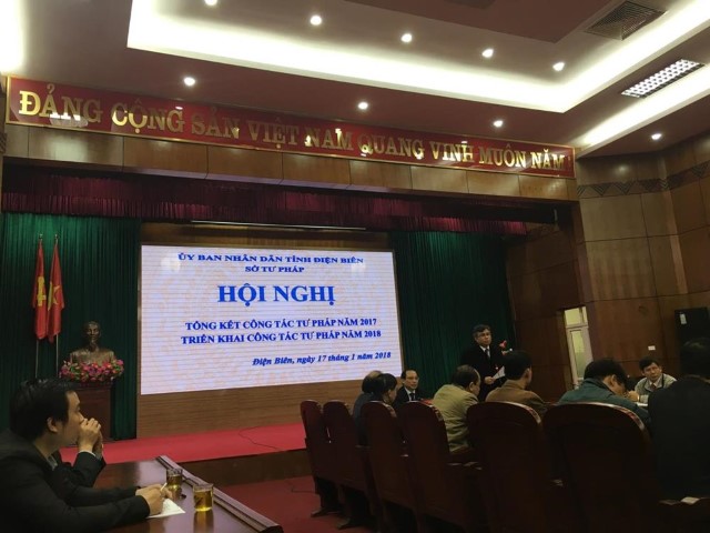 Ủy ban nhân dân tỉnh Điện Biên tổ chức Hội nghị tổng kết công tác Tư pháp năm 2017, triển khai...