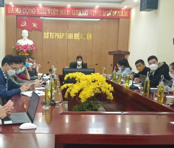 Sở Tư pháp tỉnh Điện Biên tham gia Hội nghị trực tuyến tập huấn triển khai Quyết định...