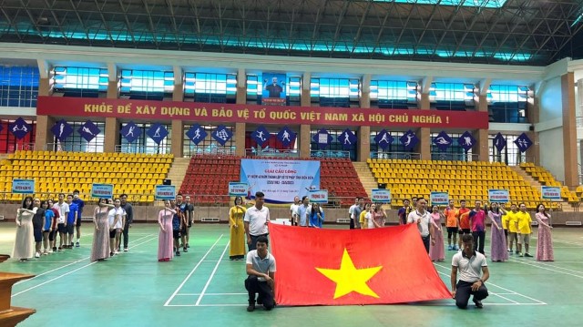 Giải Cầu lông chào mừng kỷ niệm 40 năm thành lập ngành tư pháp tỉnh Điện Biên 