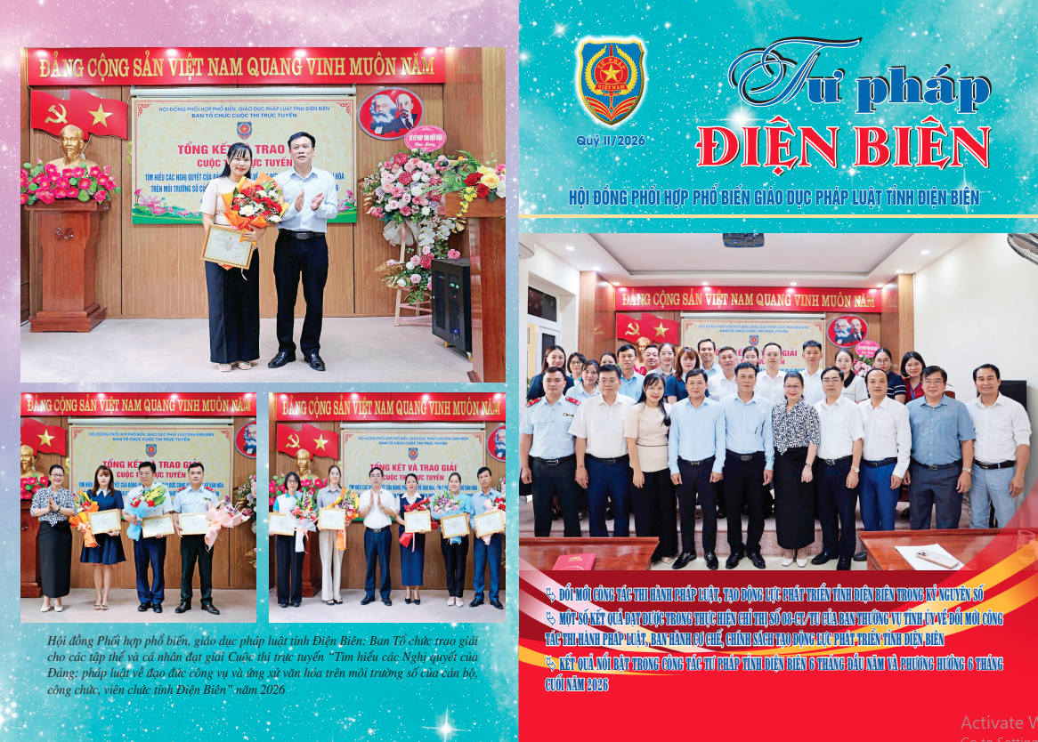 Bản tin tư pháp quý II/2026