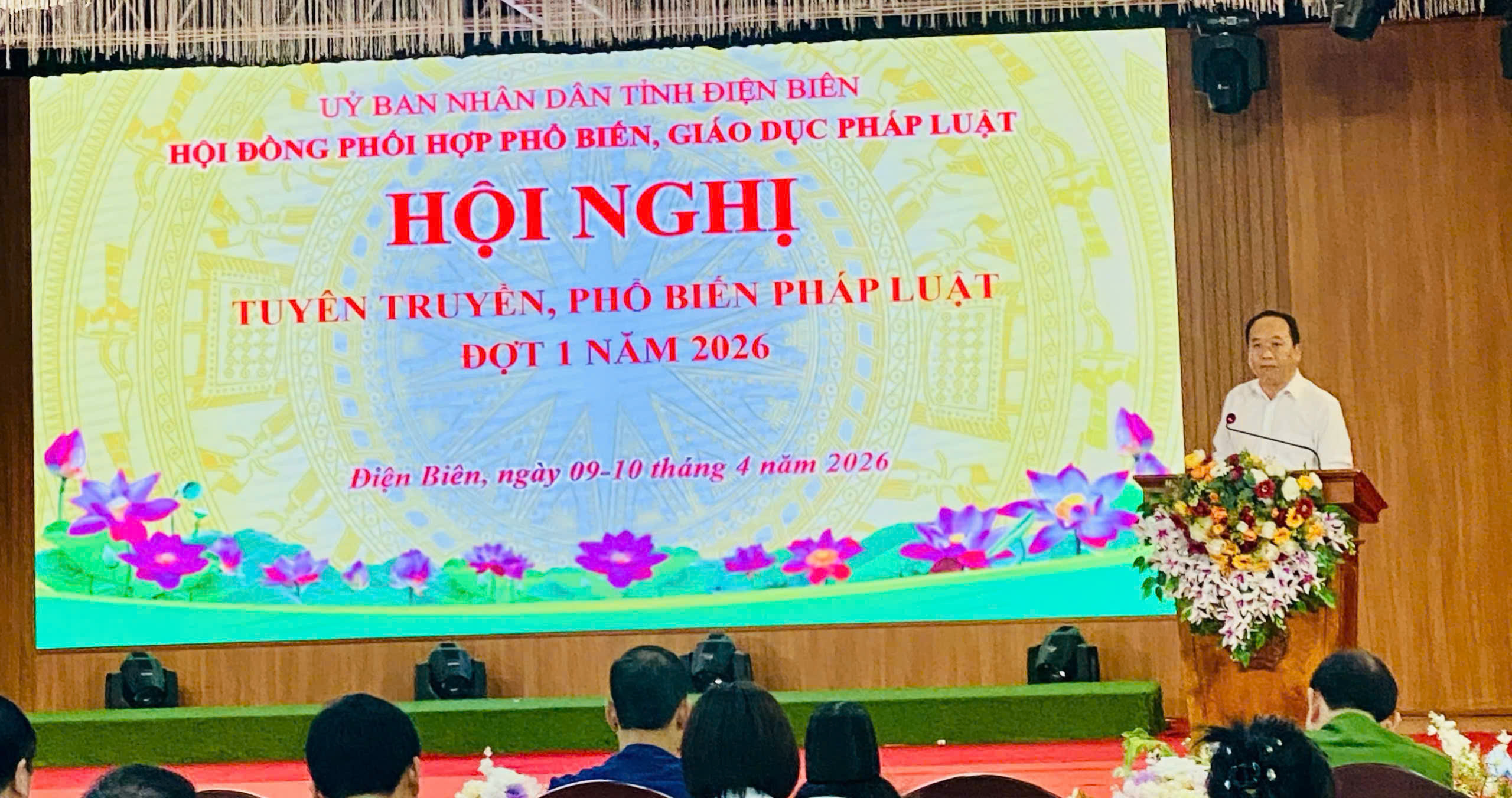 Hội đồng phối hợp phổ biến, giáo dục pháp luật tỉnh Điện Biên tổ chức Hội nghị tuyên truyền, phổ biến pháp luật (đợt 1) năm 2026