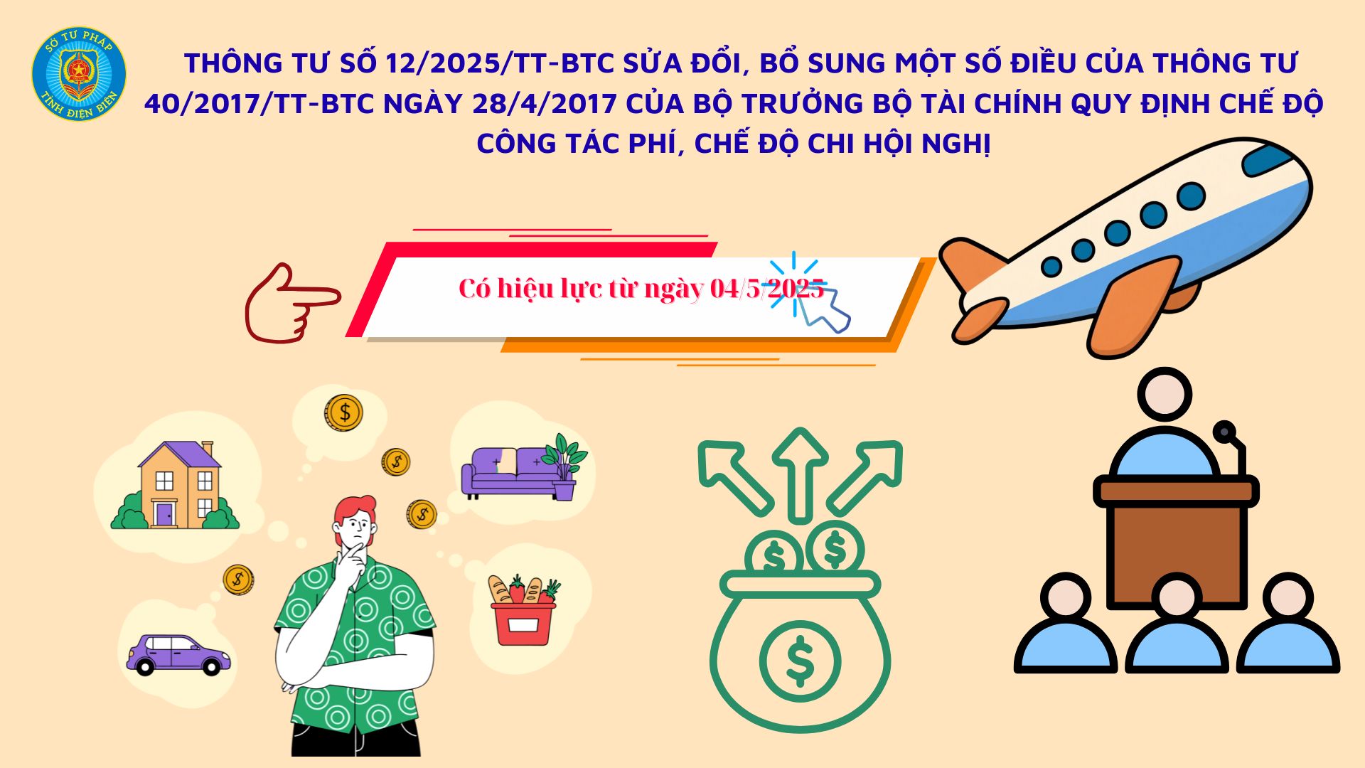 Quy định mới về chế độ công tác phí, chế độ hội nghị theo Thông tư số 12/2025/TT-BTC